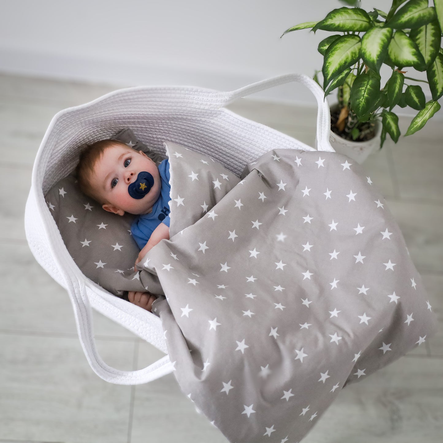 Babydecke Kuscheldecke Baby Kinderwagen Decke Kinderdecke - Blanket mit Kissen Babydecken Kinderwagendecke und Erstausstattung für Neugeborene und Kinder