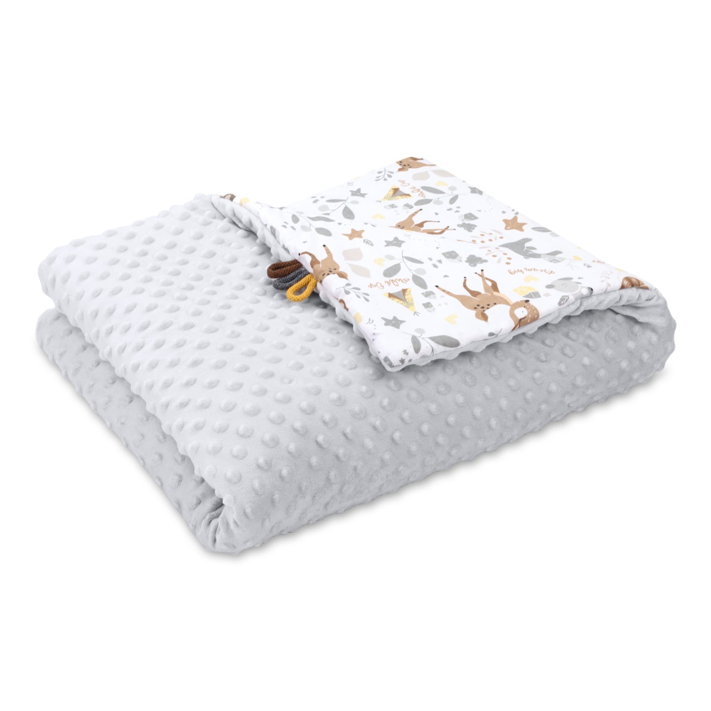 Babydecke Kuscheldecke Baby Kinderwagen Decke Kinderdecke - Blanket mit Kissen Babydecken Kinderwagendecke und Erstausstattung für Neugeborene und Kinder