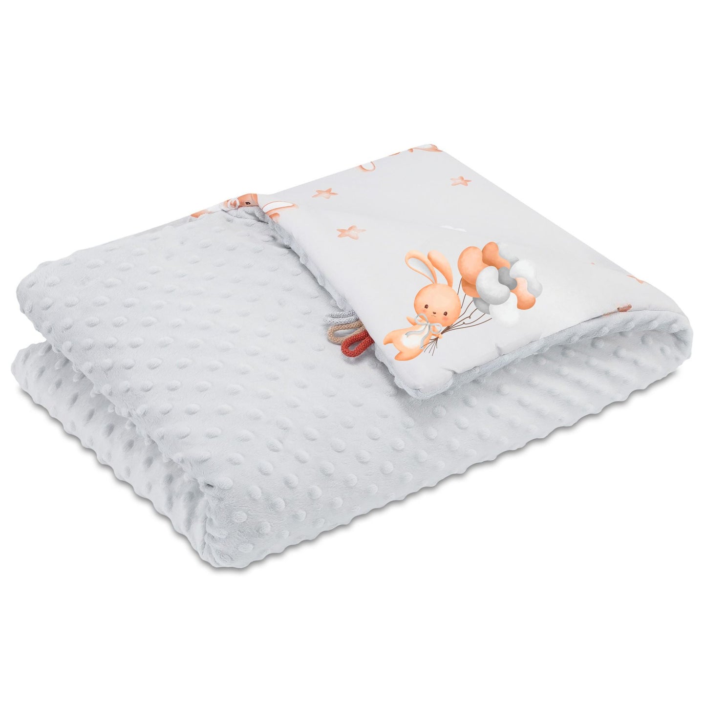 Babydecke Kuscheldecke Baby Kinderwagen Decke Kinderdecke - Blanket mit Kissen Babydecken Kinderwagendecke und Erstausstattung für Neugeborene und Kinder