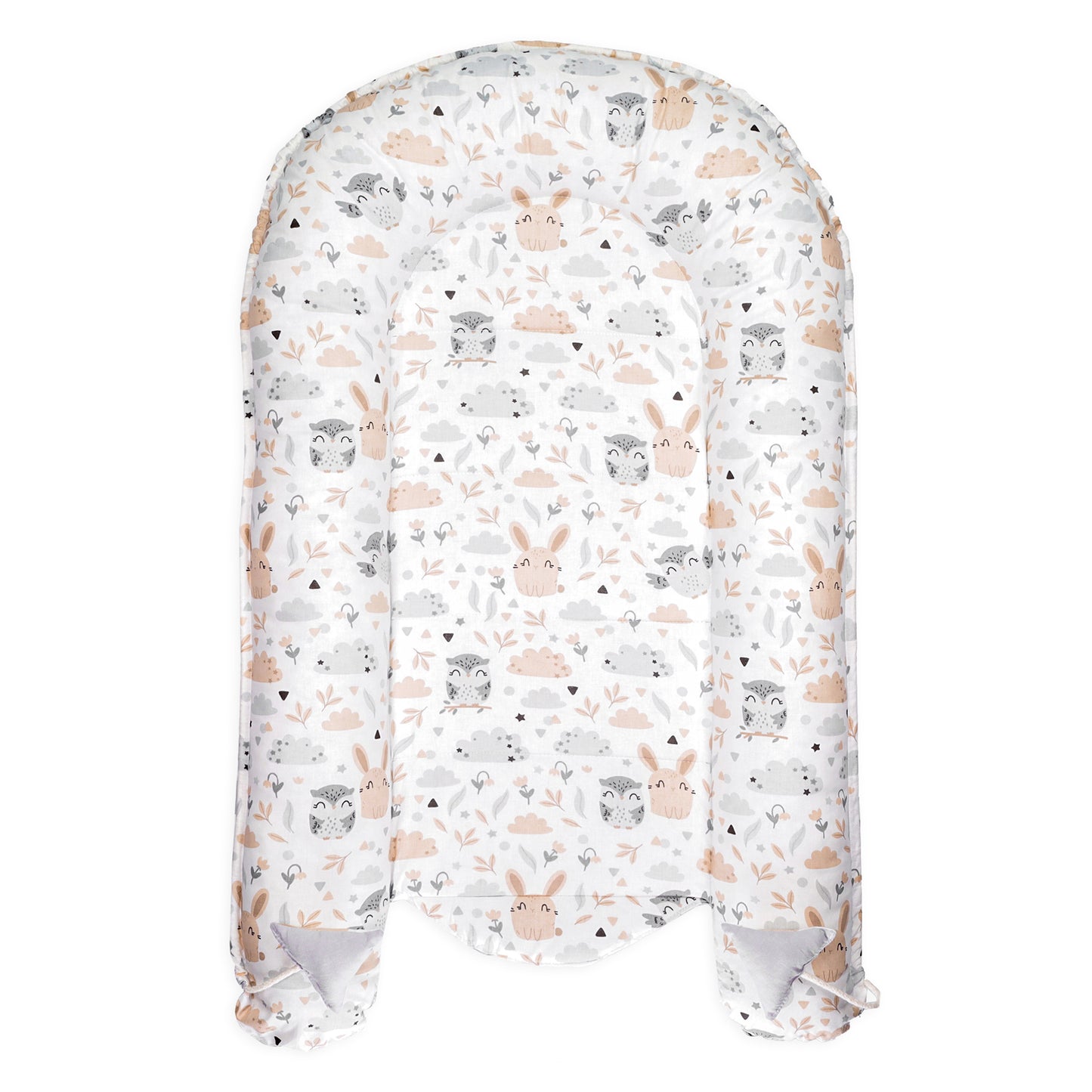 Babynest Babynestchen Neugeborene mit Tragegriff - Baby Nestchen tragbar Nest für Bett Kinder Kuschelnest