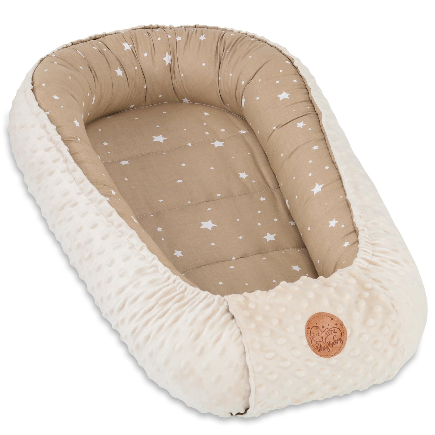 Nestchen Baby - Babynestchen Neugeborene Babynest für Kinderbett Vielseitiges tragbar Nest Kuschelnest Zubehör für Babybett