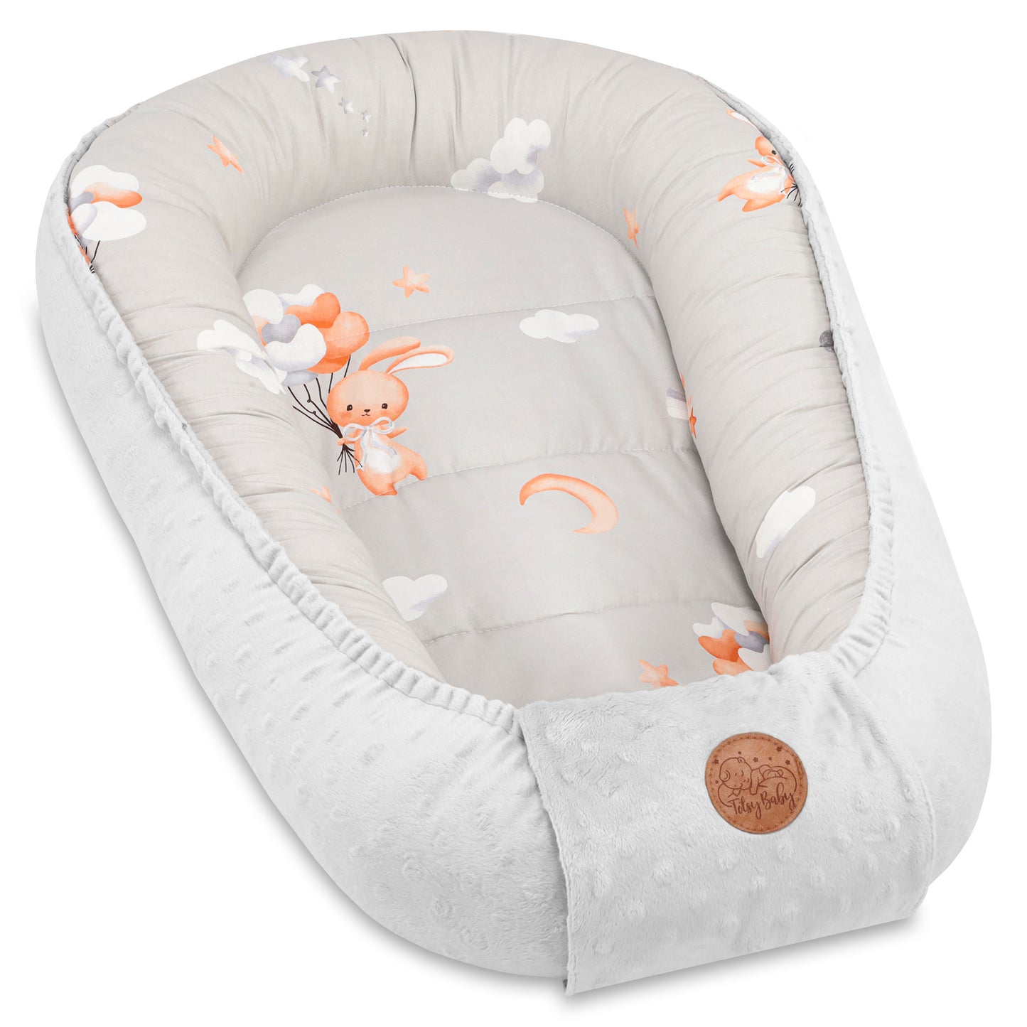 Nestchen Baby - Babynestchen Neugeborene Babynest für Kinderbett Vielseitiges tragbar Nest Kuschelnest Zubehör für Babybett