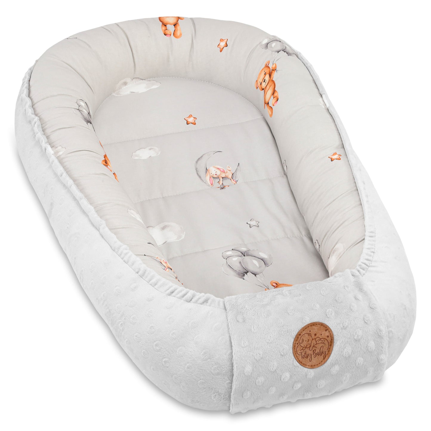 Nestchen Baby - Babynestchen Neugeborene Babynest für Kinderbett Vielseitiges tragbar Nest Kuschelnest Zubehör für Babybett