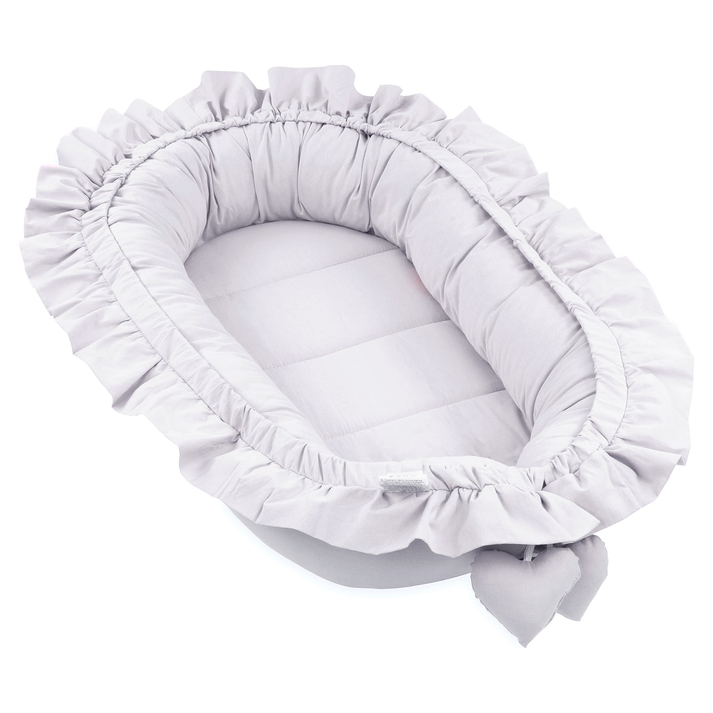 Babynest Babynestchen Neugeborene mit Tragegriff - Baby Nestchen tragbar Nest für Bett Kinder Kuschelnest