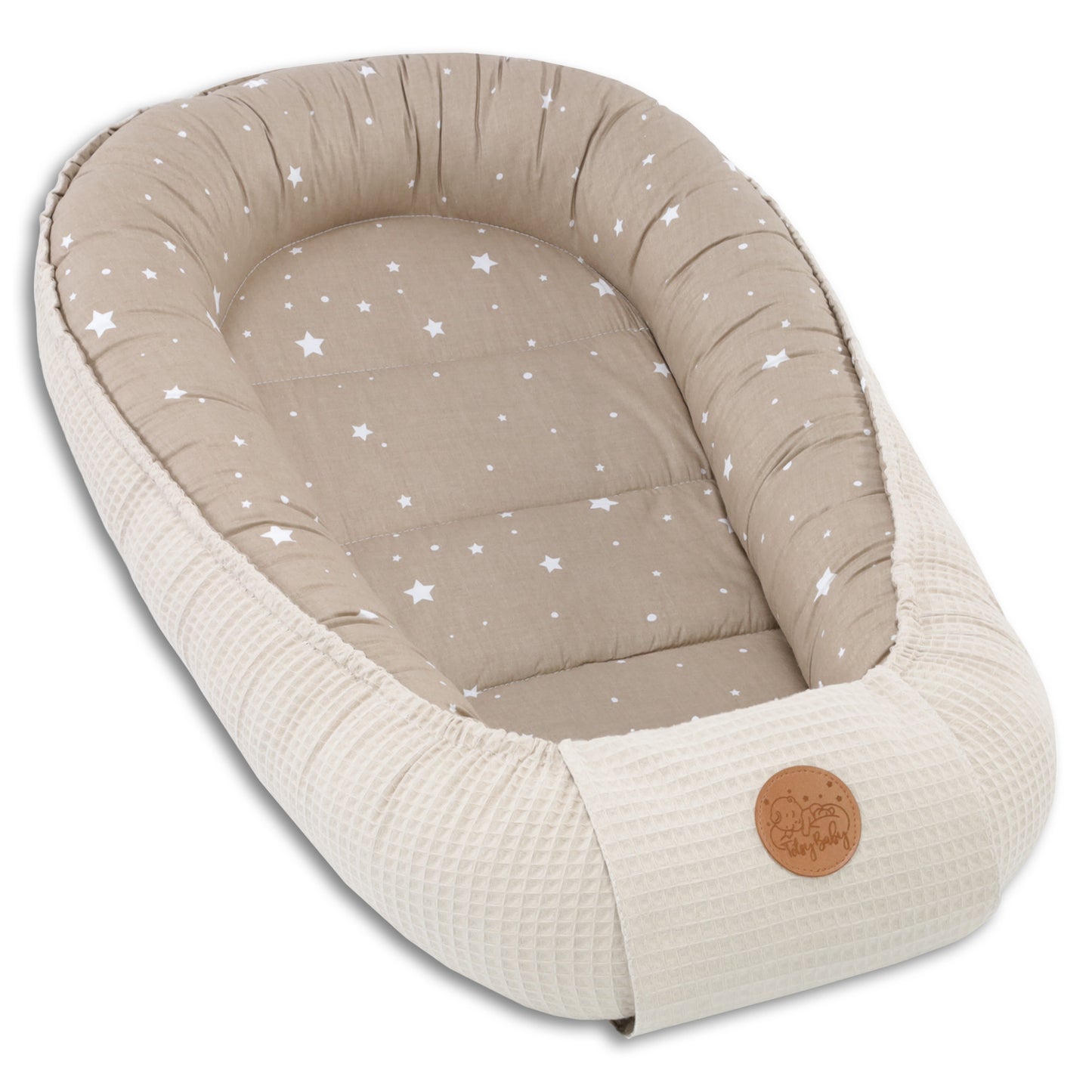 Babynest Neugeborene - Handmade Kokon zweiseitig