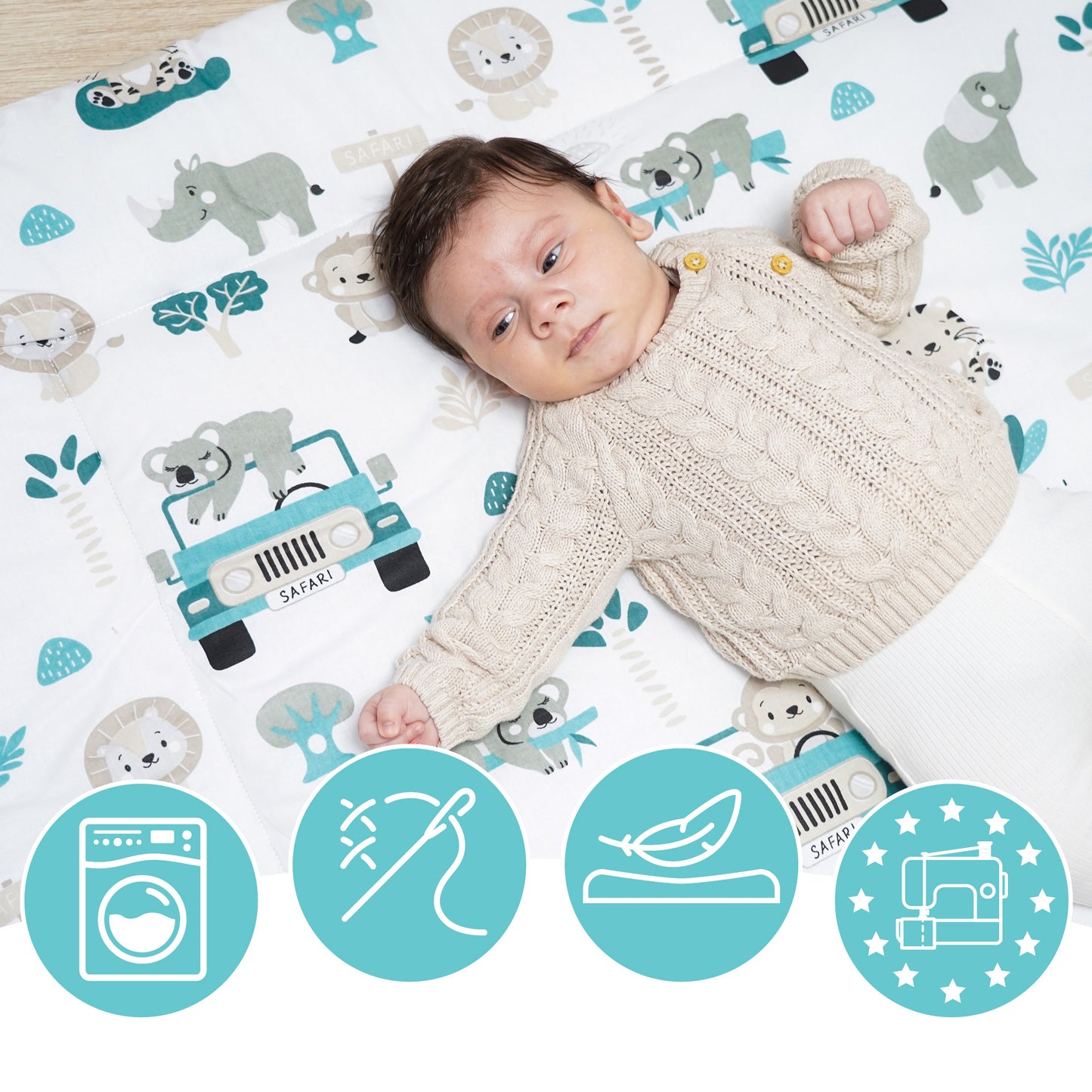 Krabbelmatte Baby Spielmatte Krabbeldecke - Spieldecke Spielmatte und Bodenmatte für Kinder und Babies große Matte für Kinderzimmer und Laufgitter