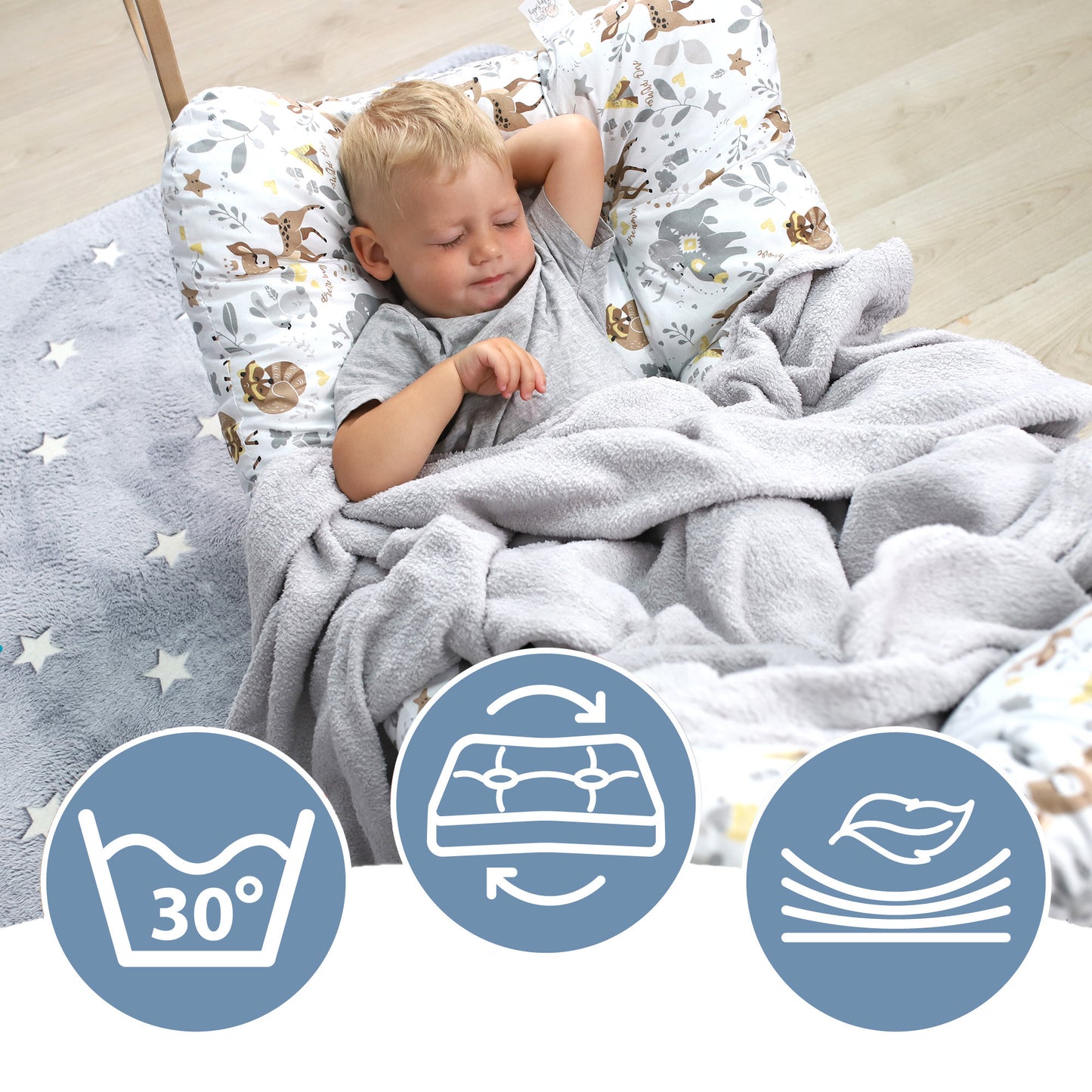 Bodenkissen - Kinder Sitzkissen Spielmatte Baby Bodenmatratze