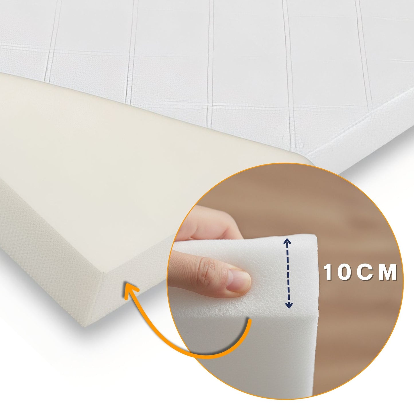 Matratze Kinderbett Mattress - Kindermatratze für Babybett Reisebett Beistellbett und Gitterbett Kinderbettmatratze Bettmatratze für Baby und Kinder
