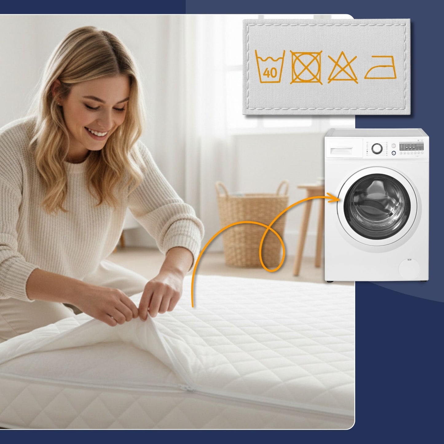 Matratze Kinderbett Mattress - Kindermatratze für Babybett Reisebett Beistellbett und Gitterbett Kinderbettmatratze Bettmatratze für Baby und Kinder