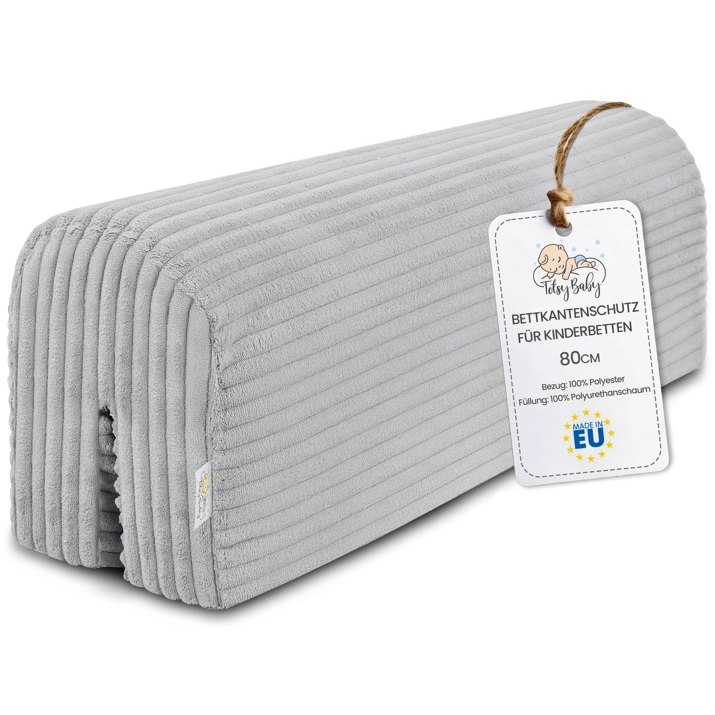 Bettkantenschutz für Kinderbetten - Schutz für Bettrahmen Rausfallschutz für Boxspringbett Bettgitter mit Bezug Kantenschutz Kinder Babybett