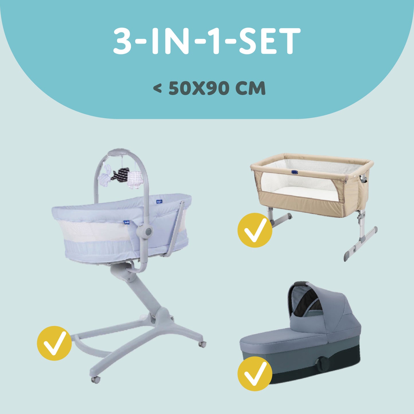 Spannbettlaken Baby Spannbetttücher - Babybett Zubehör für Kinderbett Beistellbett Stubenwagen