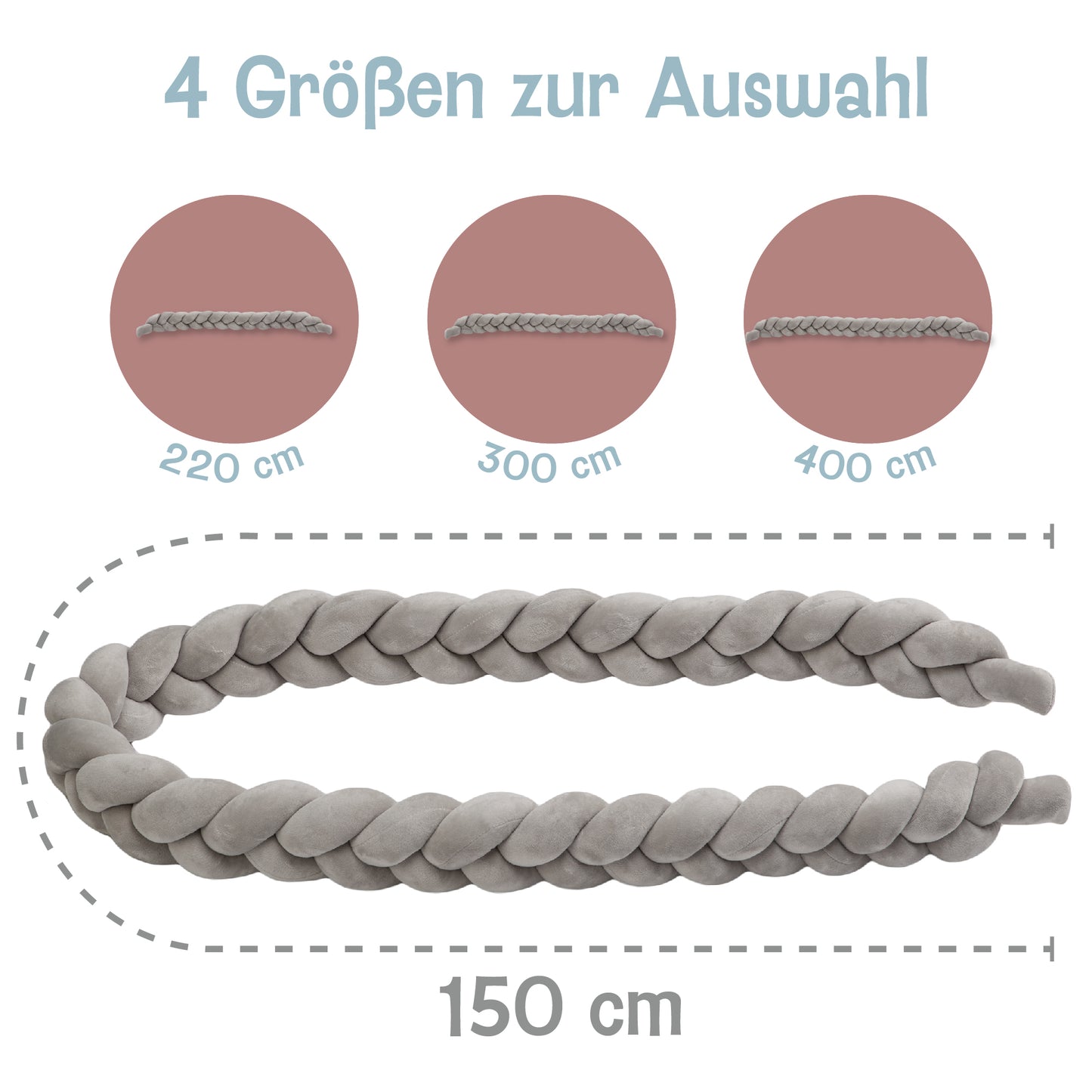 Deko Kuschelkissen Kinder - Dekokissen Kinderzimmer Flauschig Zierkissen Geflochten