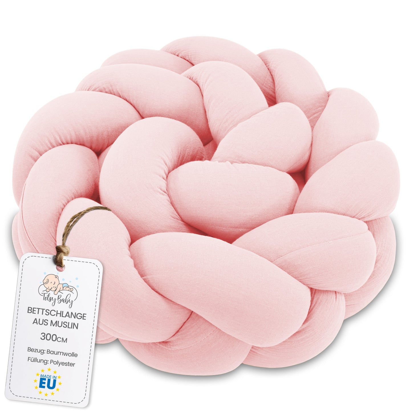 Deko Kuschelkissen Kinder - Dekokissen Kinderzimmer Flauschig Zierkissen Geflochten