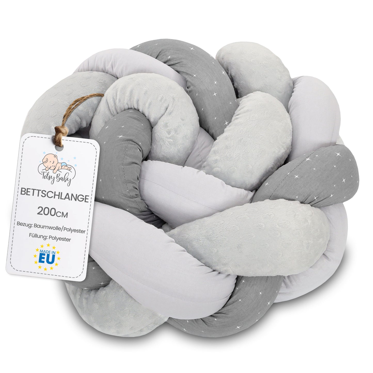 Deko Kuschelkissen Kinder - Dekokissen Kinderzimmer Flauschig Zierkissen Geflochten