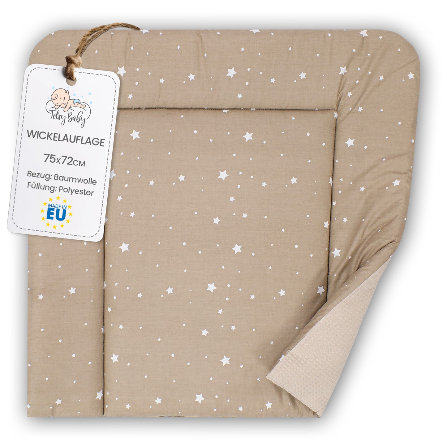 Wickelauflage Wickelunterlage - Weich und waschbar Wickelunterlage für Babys Wickelmatte für Wickeltisch Wickelkommode oder Waschmaschine