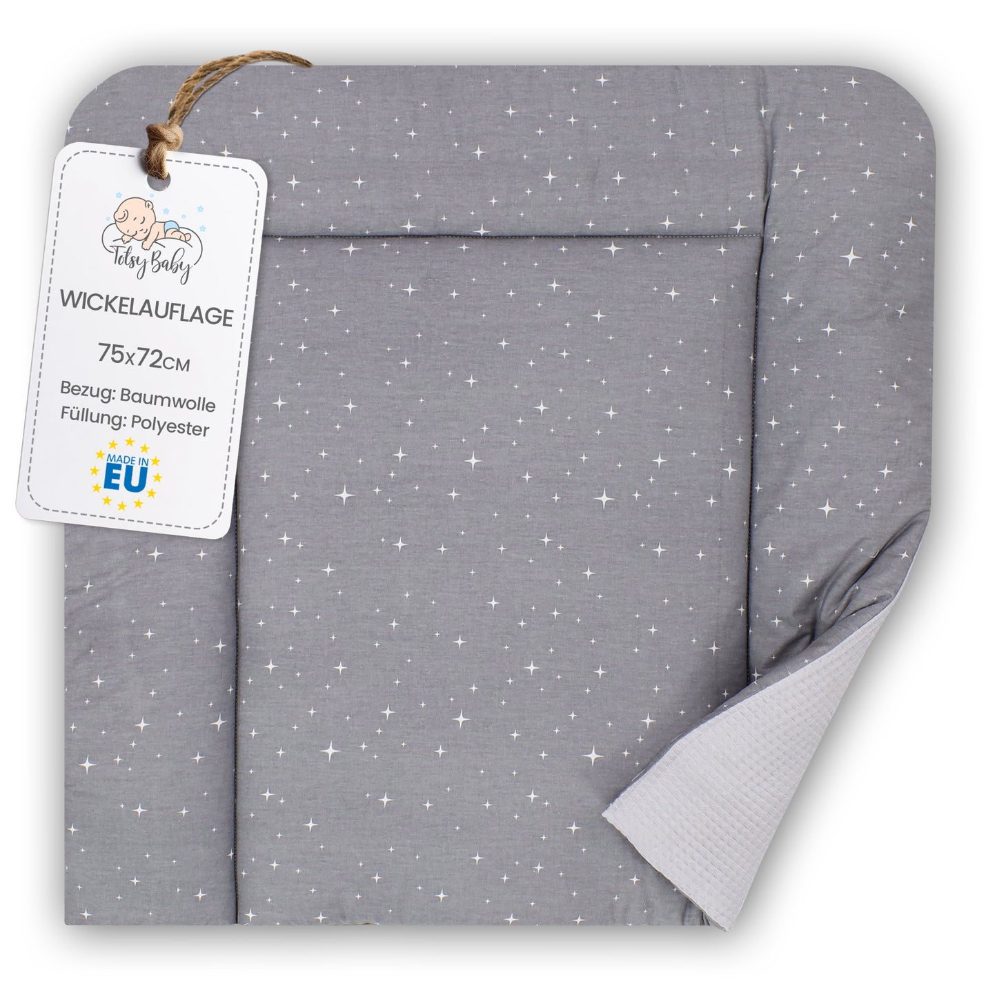 Wickelauflage Wickelunterlage - Weich und waschbar Wickelunterlage für Babys Wickelmatte für Wickeltisch Wickelkommode oder Waschmaschine