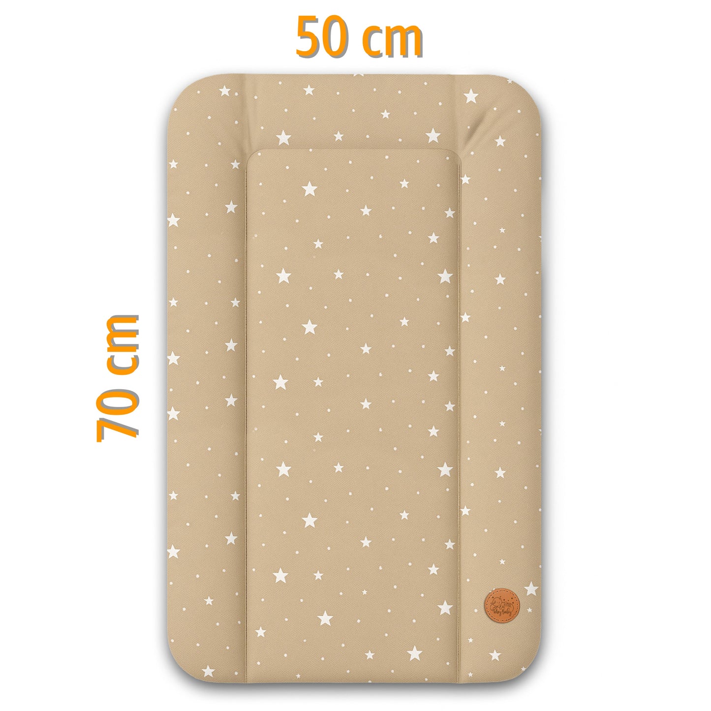 Wickelauflage Wickelunterlage abwaschbar und wasserdicht - Wickelmatte zum Auflegen auf Wickeltisch Wickelaufsatz Wickelkommode oder Waschmaschine
