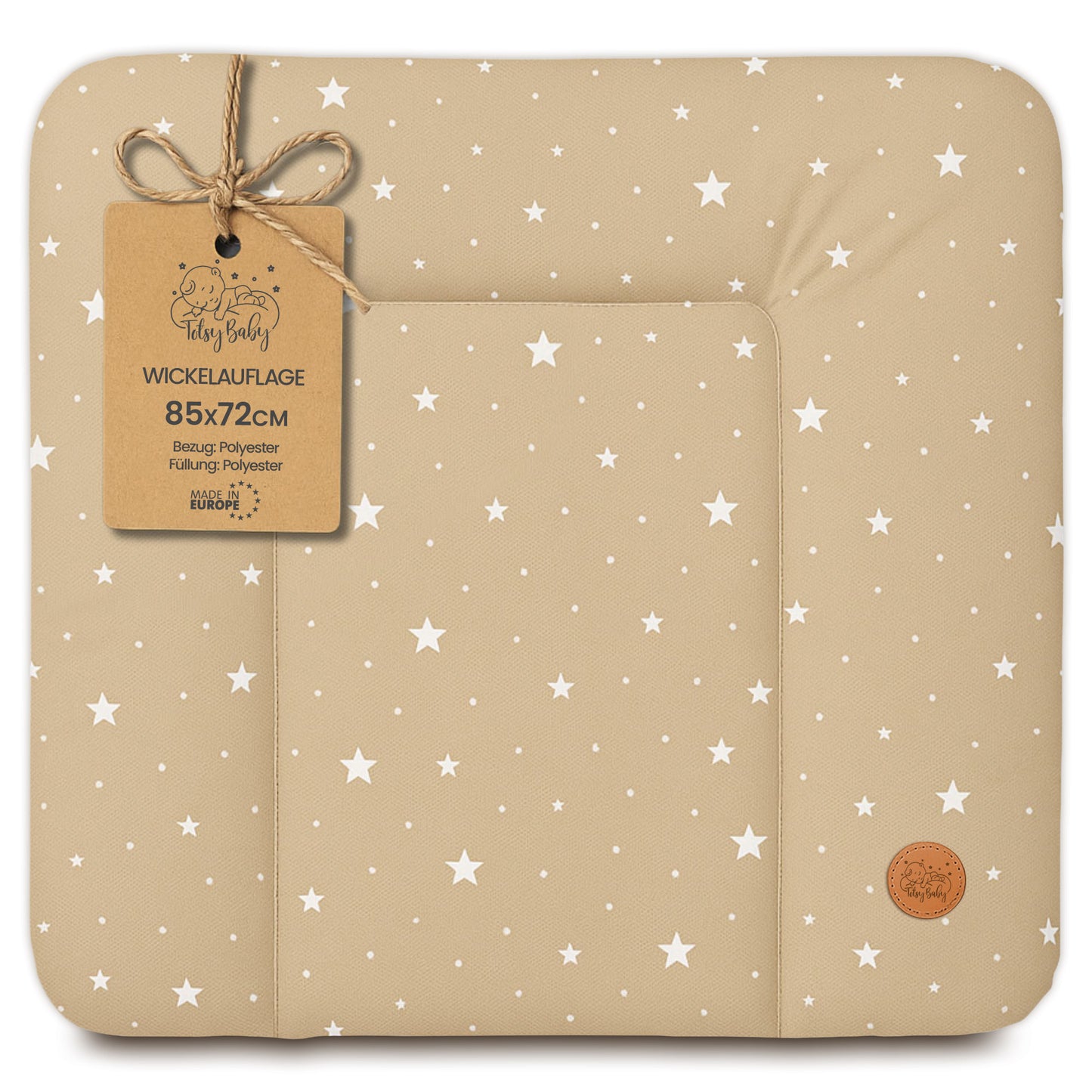 Wickelauflage Wickelunterlage abwaschbar und wasserdicht - Wickelmatte zum Auflegen auf Wickeltisch Wickelaufsatz Wickelkommode oder Waschmaschine
