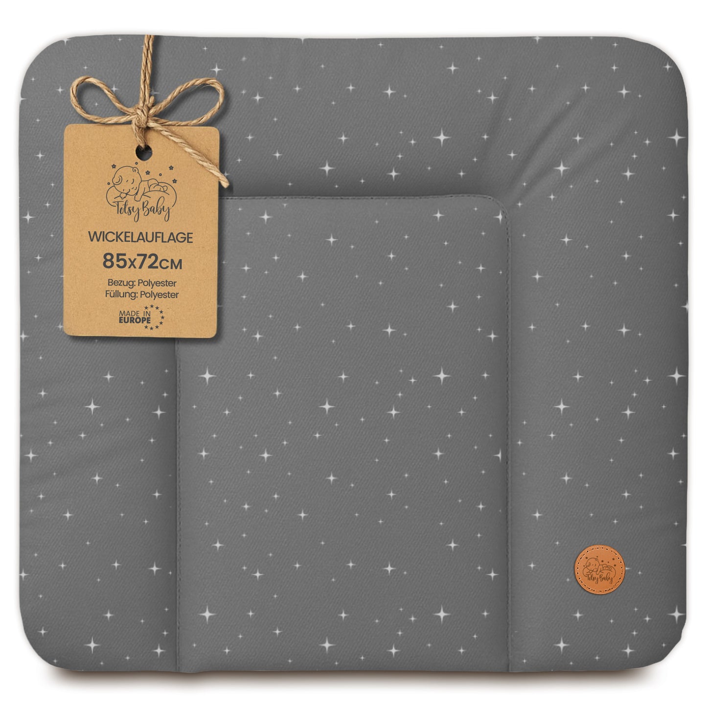 Wickelauflage Wickelunterlage abwaschbar und wasserdicht - Wickelmatte zum Auflegen auf Wickeltisch Wickelaufsatz Wickelkommode oder Waschmaschine