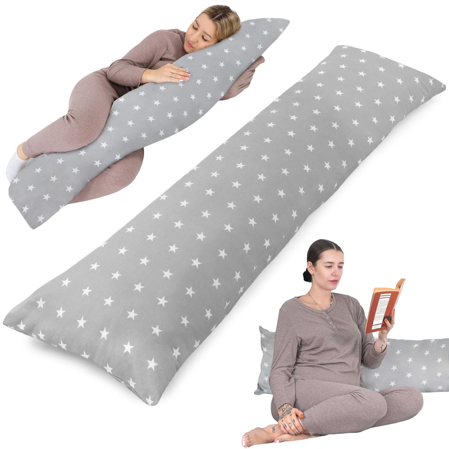 Seitenschläferkissen - Komfort-Schlafkissen Body Pillow
