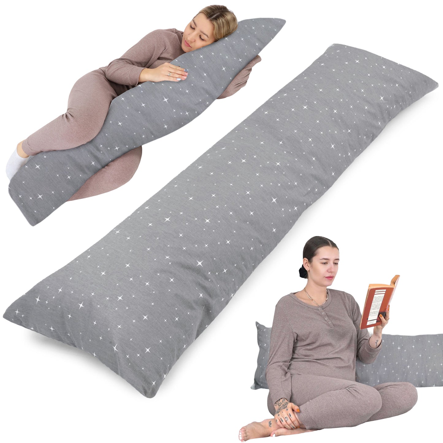 Seitenschläferkissen - Komfort-Schlafkissen Body Pillow