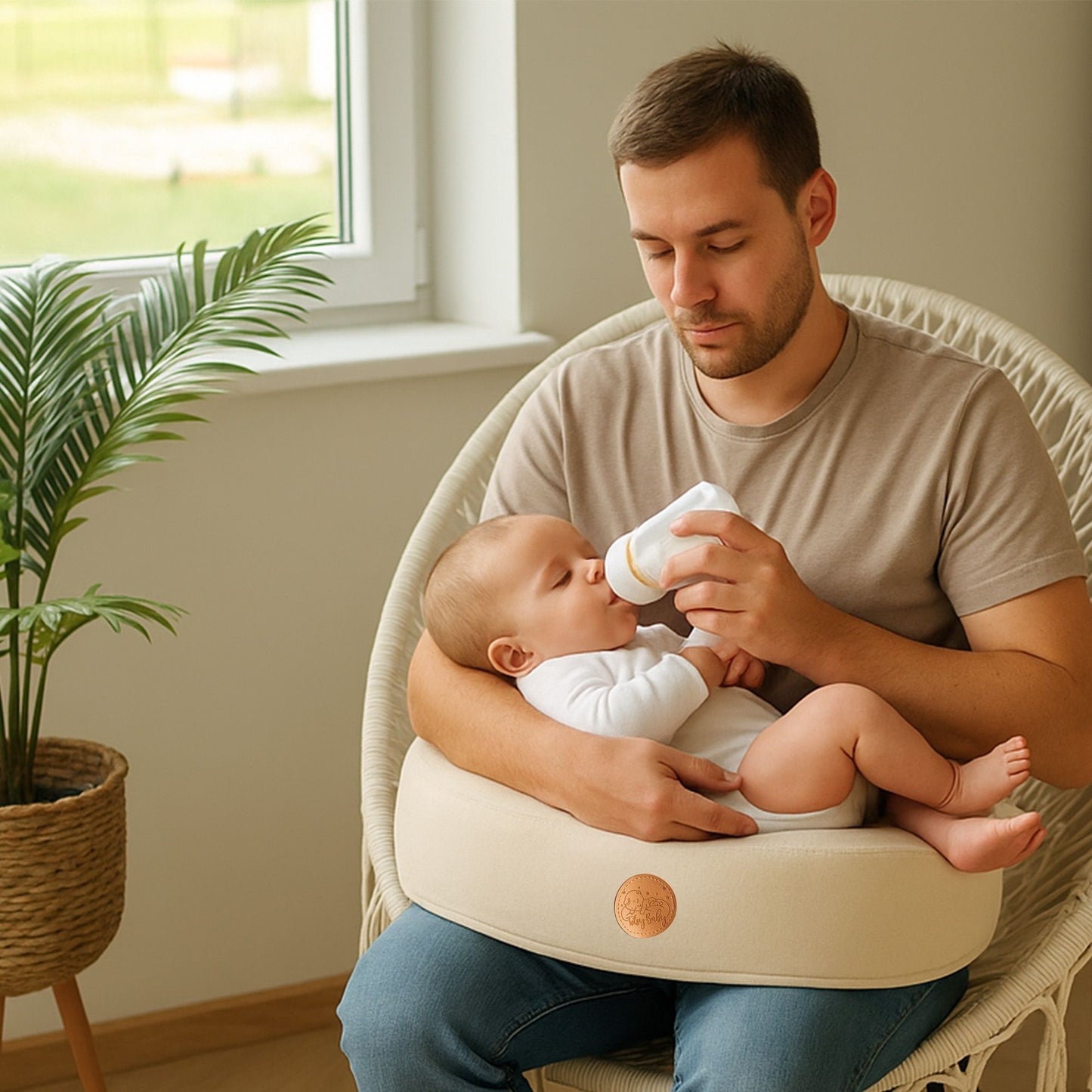 Stillkissen XXL Lagerungskissen für Baby Stillen Nursing Pillow - Schwangerschaftskissen Stillmond Breastfeeding Mond und Kinder Stillhörnchen