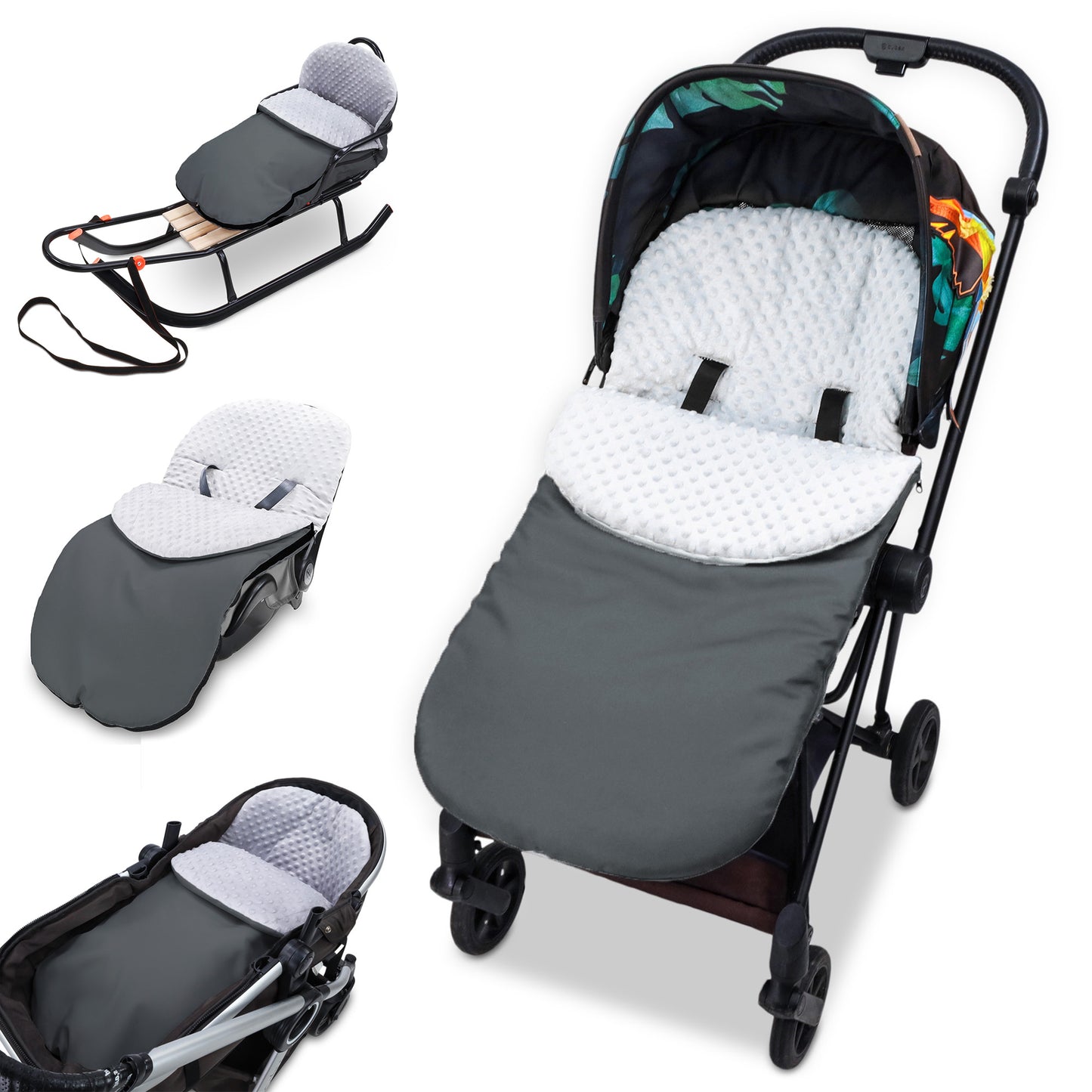 Fußsack Kinderwagen Winter - Fusssack Baby Buggy Wintersack Winterfußsack Babywagen
