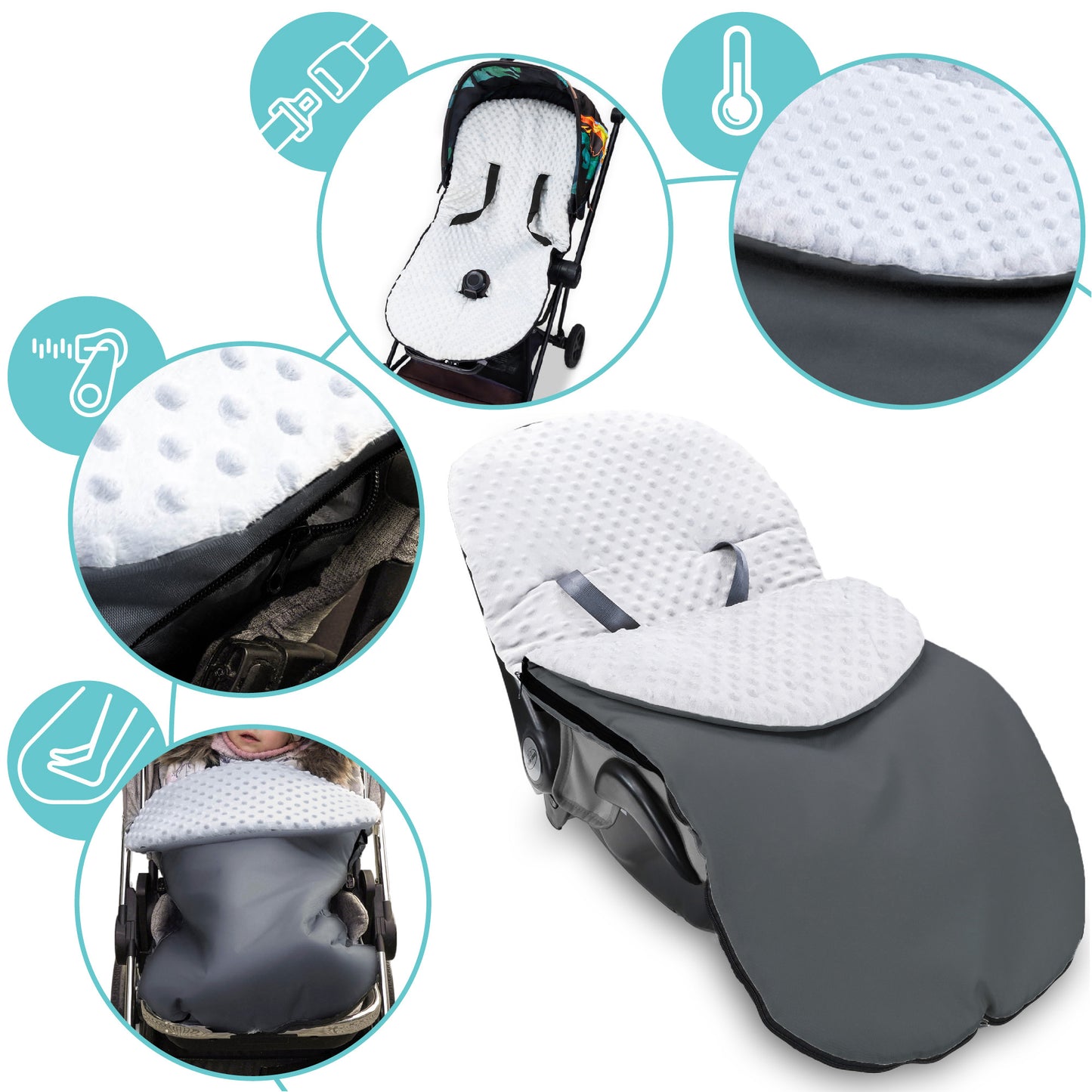 Fußsack Kinderwagen Winter - Fusssack Baby Buggy Wintersack Winterfußsack Babywagen