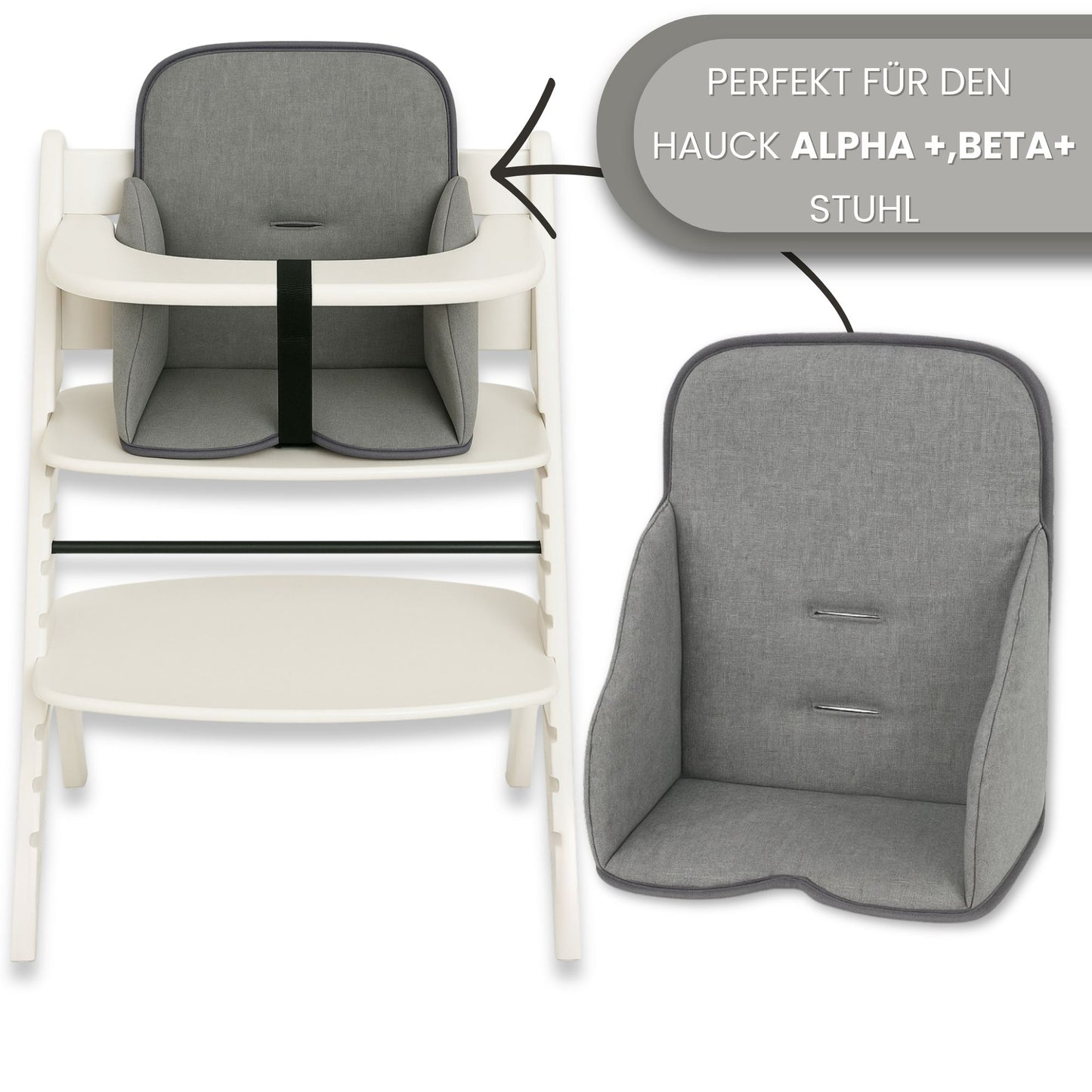 Sitzverkleinerer für Hochstuhl Baby Sitzkissen Stuhl - Kinder Sitzauflage für Hauck und Stokke Kinderhochstuhl High Chair Cover für Kinderstuhl Babystuhl und Hochstühle