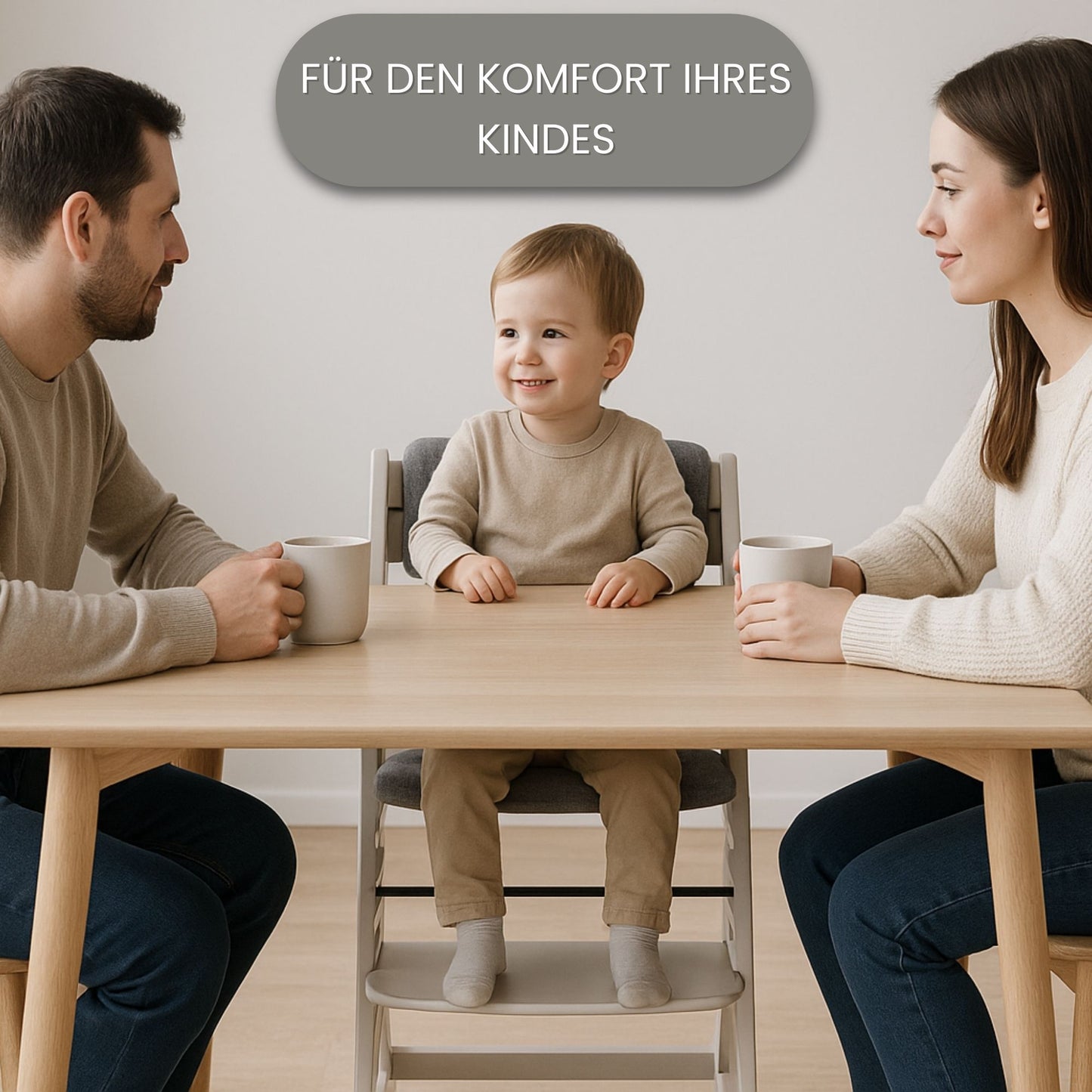 Sitzverkleinerer für Hochstuhl Baby Sitzkissen Stuhl - Kinder Sitzauflage für Hauck und Stokke Kinderhochstuhl High Chair Cover für Treppenhochstuhl und Babystuhl