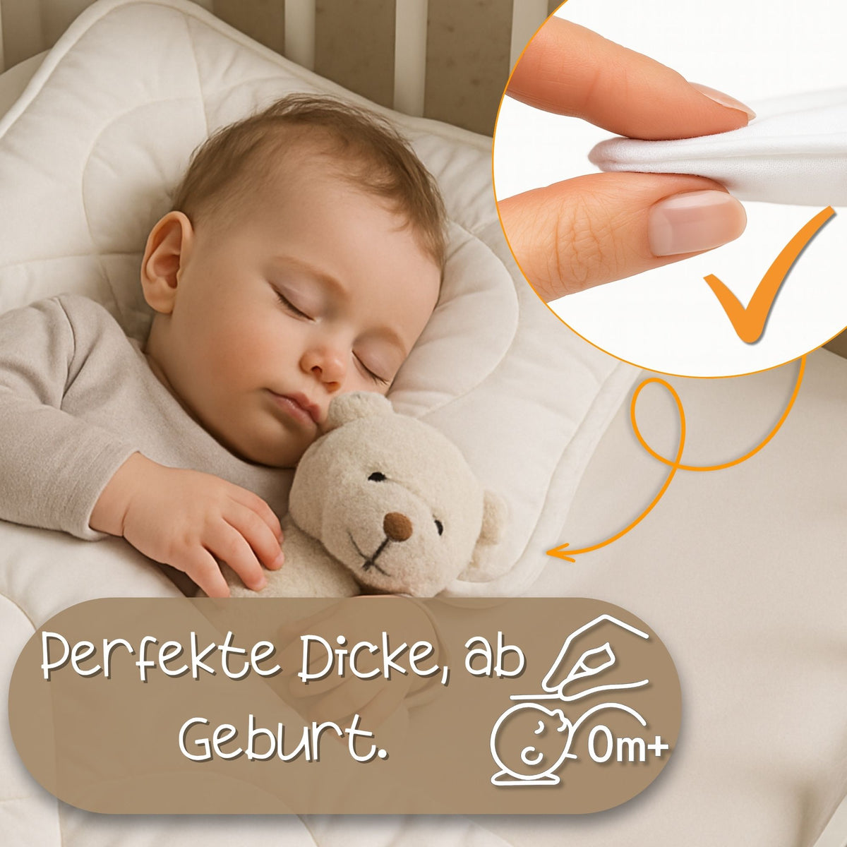 Baby Bettdecke und Kissen Kinderdecke und Babykissen