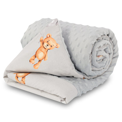 Babydecke Kuscheldecke Baby Kinderwagen Decke Kinderdecke - Blanket mit Kissen Babydecken Kinderwagendecke und Erstausstattung für Neugeborene und Kinder