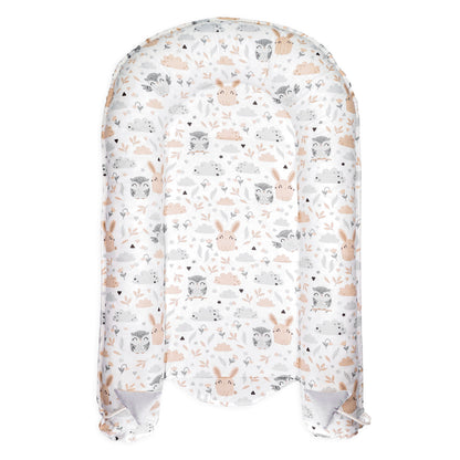 Babynest Babynestchen Neugeborene mit Tragegriff - Baby Nestchen tragbar Nest für Bett Kinder Kuschelnest