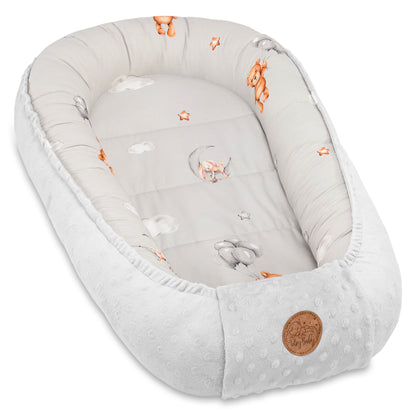 Nestchen Baby - Babynestchen Neugeborene Babynest für Kinderbett Vielseitiges tragbar Nest Kuschelnest Zubehör für Babybett