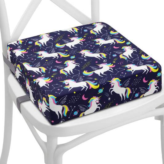 Réhausseur de chaise enfant – coussin de siège enfant (booster), surélévateur de chaise pour tout-petit à table, coussin de chaise et siège bébé
