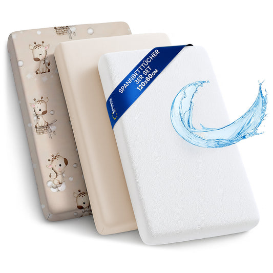 Baby Fitted Sheet Fitted Sheets – Baby Bed Accessory for Cot Bedside Crib Bassinet