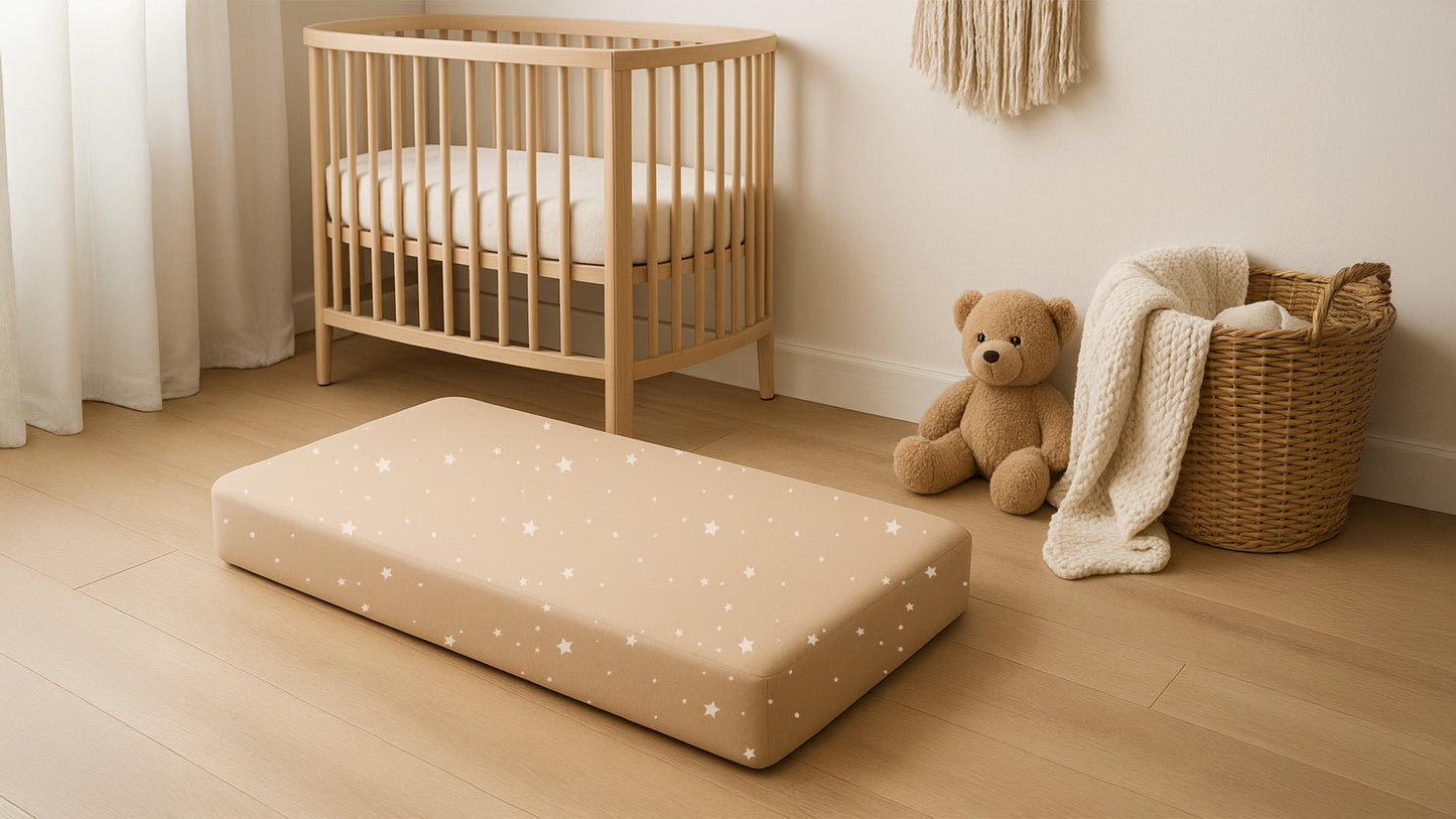 Napínací prostěradla pro miminka – příslušenství k postýlce, přístavné postýlce a kolébce