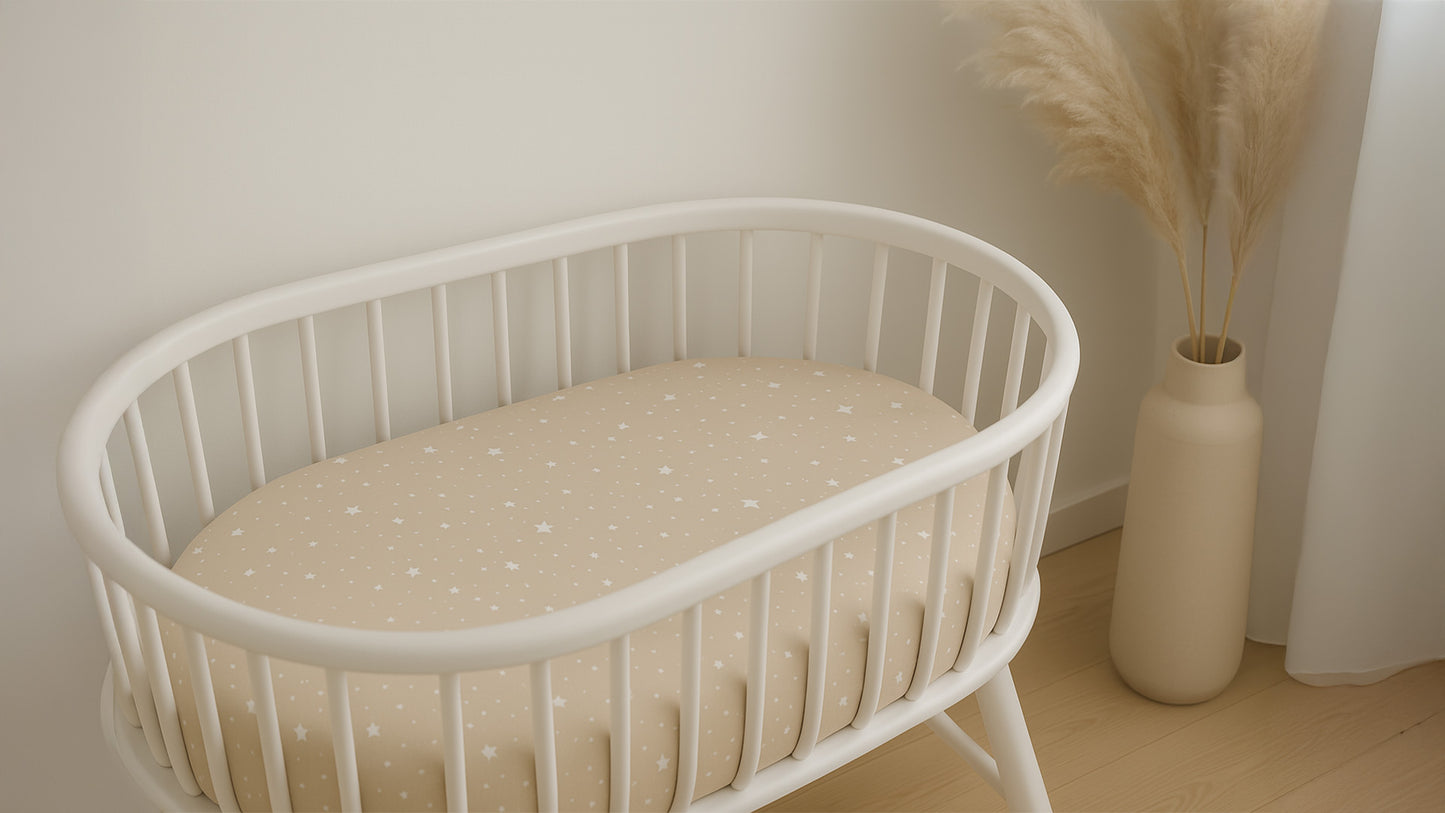 Napínací prostěradla pro miminka – příslušenství k postýlce, přístavné postýlce a kolébce