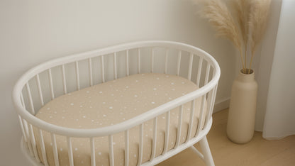 Napínací prostěradla pro miminka – příslušenství k postýlce, přístavné postýlce a kolébce