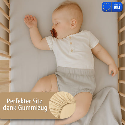 Napínací prostěradla pro miminka – příslušenství k postýlce, přístavné postýlce a kolébce