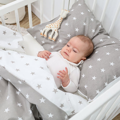 Bettwäsche für Babybetten mit Kissenbezug