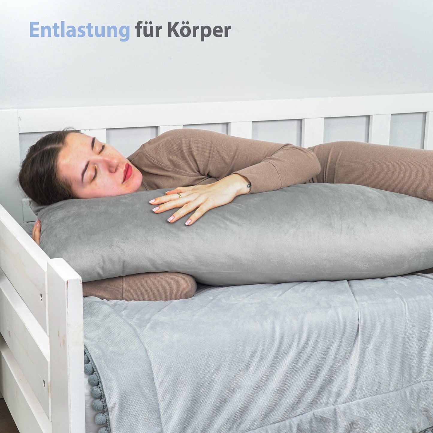 Seitenschläferkissen - Komfort-Schlafkissen Body Pillow