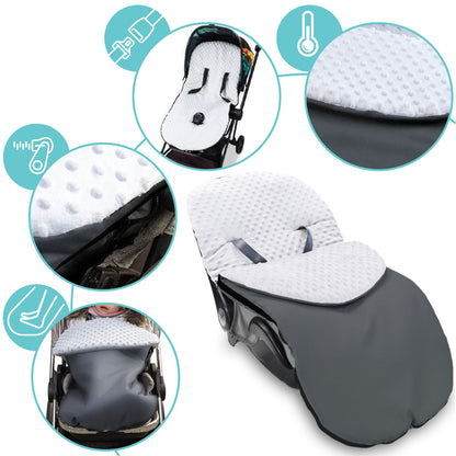 Fußsack Kinderwagen Winter - Fusssack Baby Buggy Wintersack Winterfußsack Babywagen