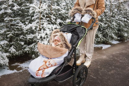Vognpose barnevogn vinter – vognpose baby buggy vintersæk vinterfodpose barnevogn