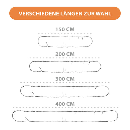 Betthad / mantinel do postele (body pillow) – dlouhý polštář, postelní válec, spací polštář, krční válec