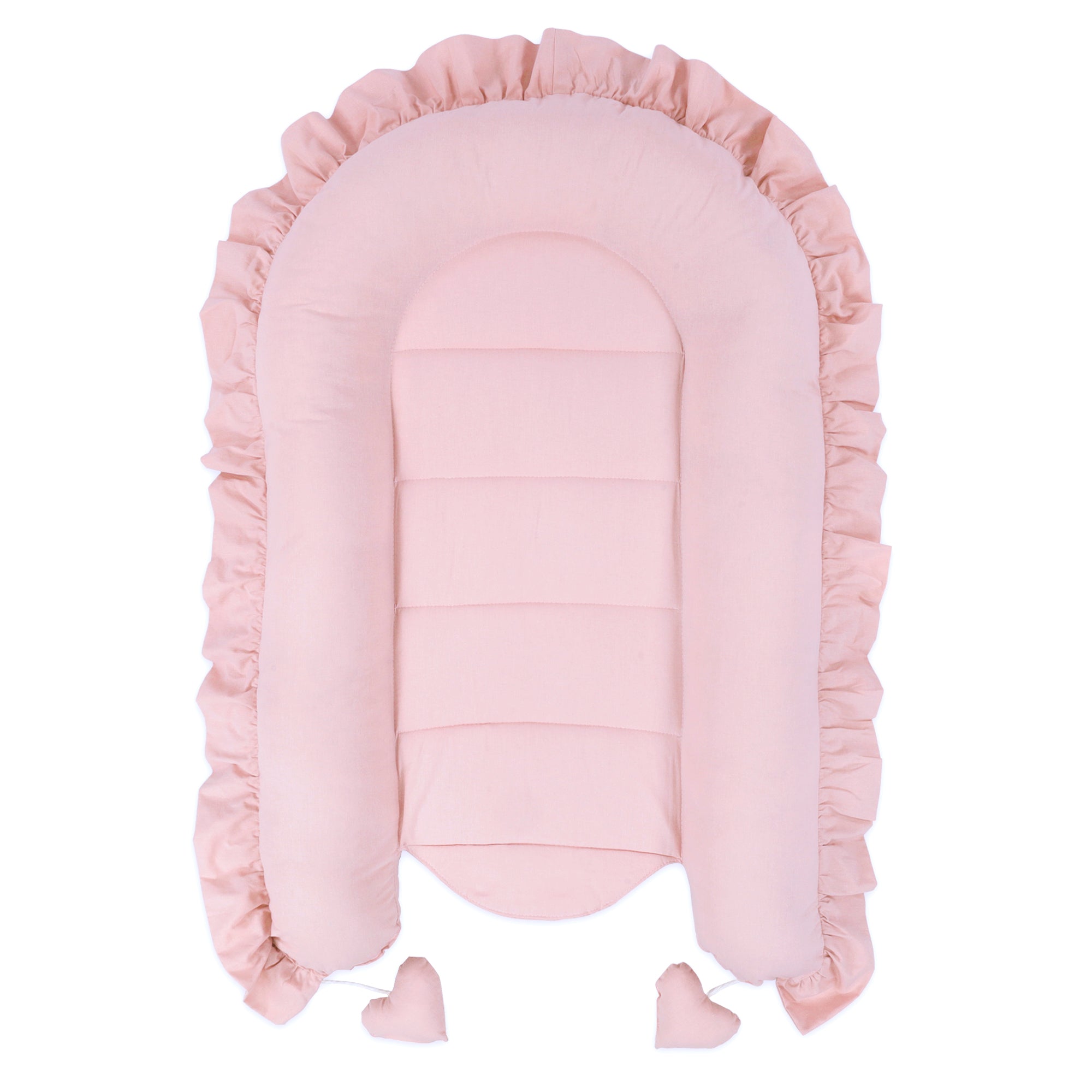 Babynestchen Kuschelnest für Neugeborene 90x50 cm - Baby Nestchen Bett  Kokon in Rosa mit Baumwolle – Totsy Baby