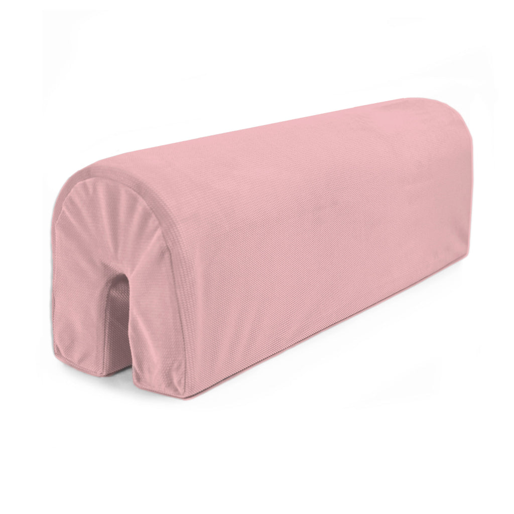 Bettkantenschutz für Kinderbetten 90 cm - Schutz für Bettrahmen Kantenschutz Kinder Babybett Hellrosa Velvet - Totsy Baby