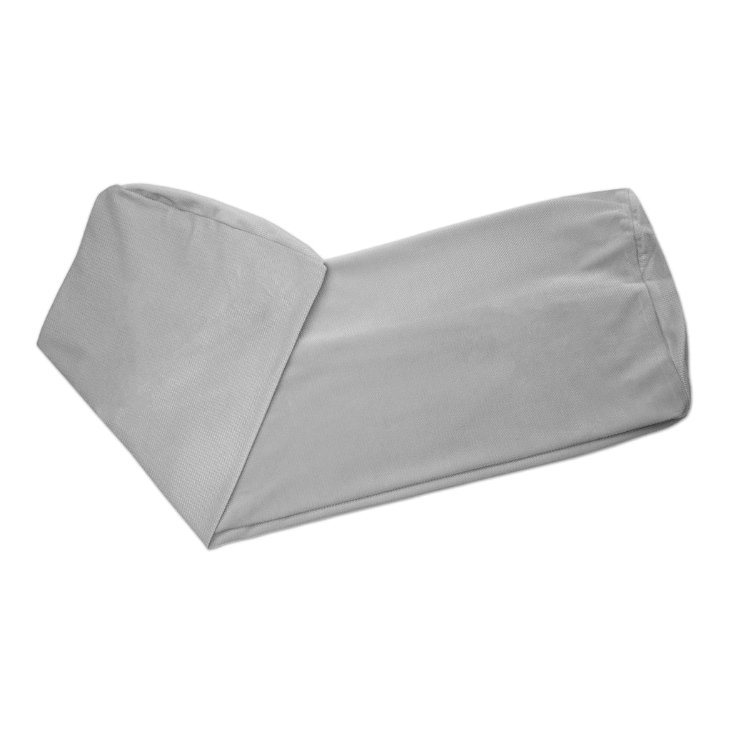 Bettkantenschutz für Kinderbetten 90 cm - Ersatzbezug Schutz für Bettrahmen Kantenschutz Kinder Babybett Velvet Hellgrau - Totsy Baby