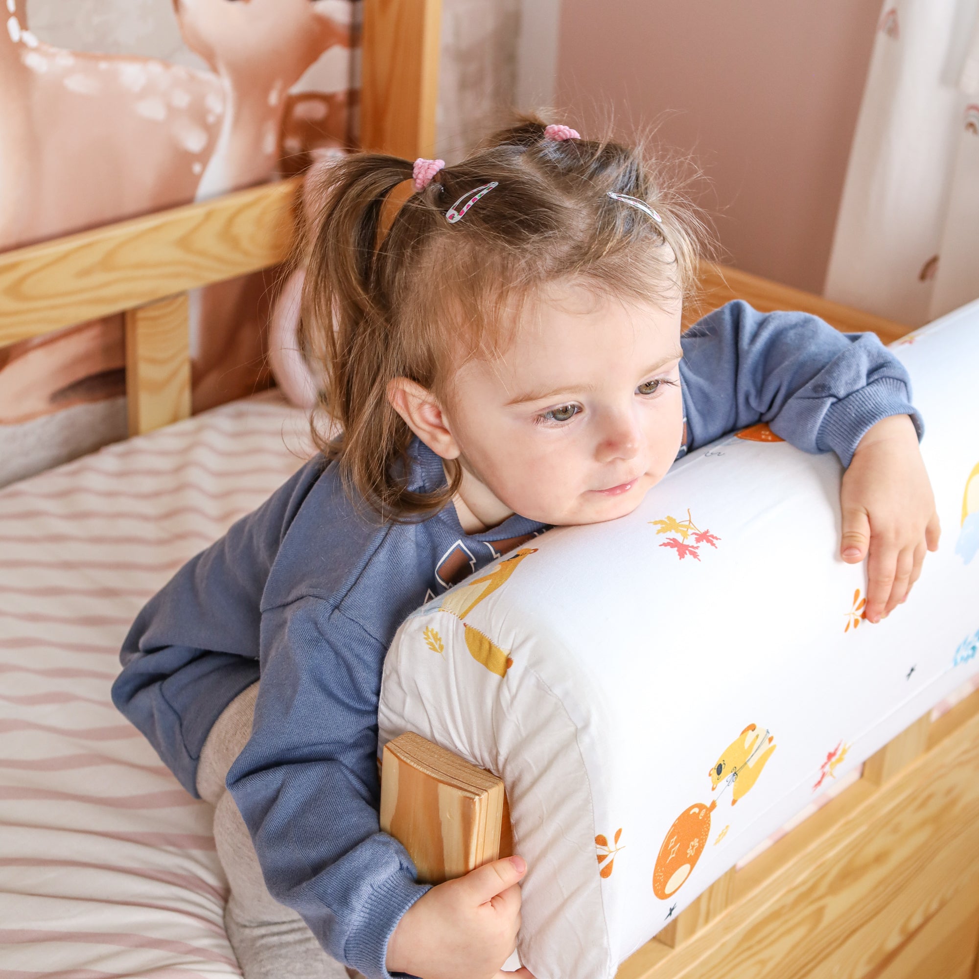 Protection bord de lit, lits enfant, 90cm, protection, cadre de