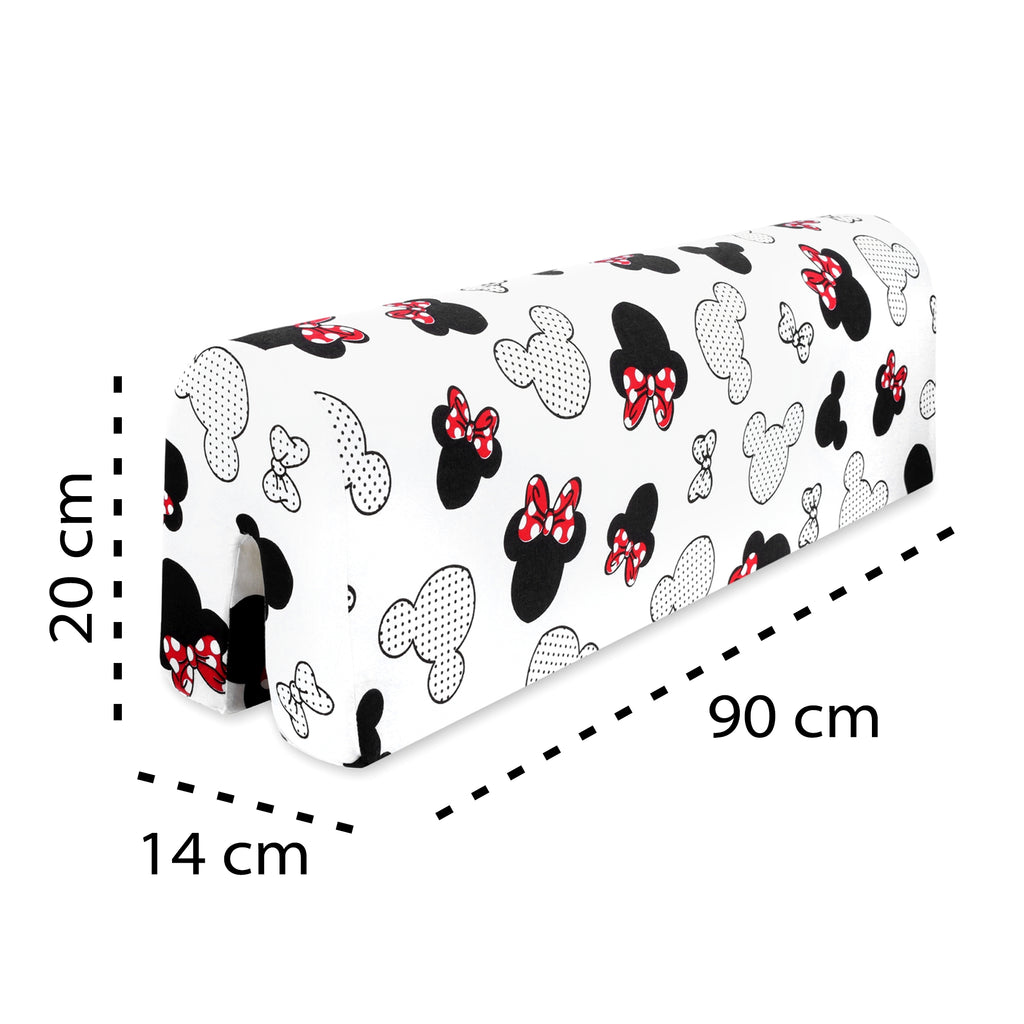 Bettkantenschutz für Kinderbetten 90 cm - Schutz für Bettrahmen Kantenschutz Kinder Babybett Baumwolle Maus - Totsy Baby